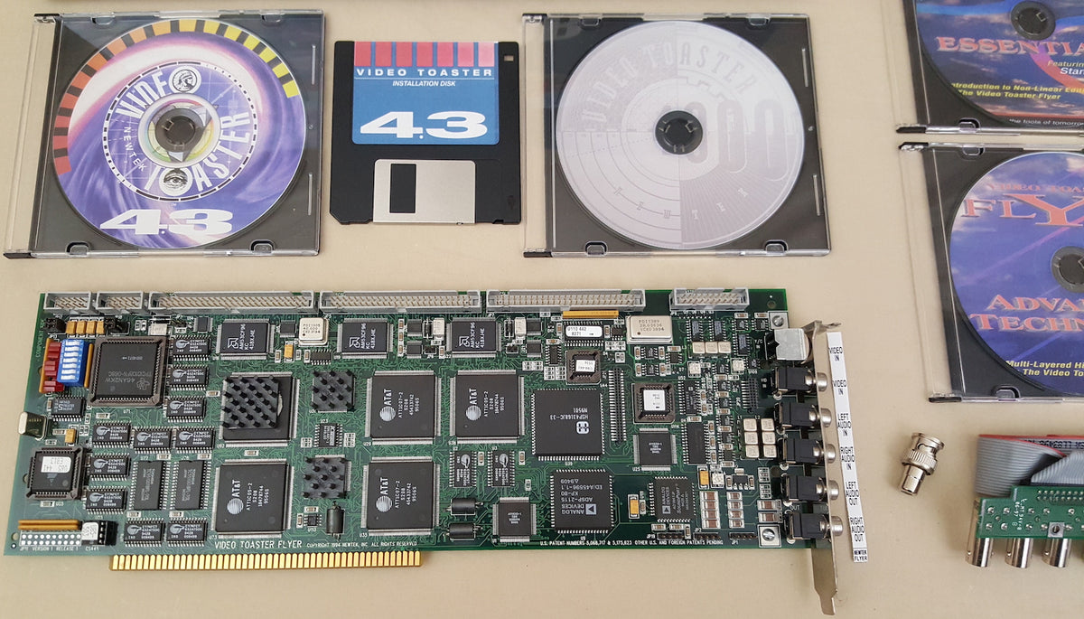 Video Toaster Flyer by NewTek NLE for Commodore Amiga 4000 4000T 3000 My Amiga Shop