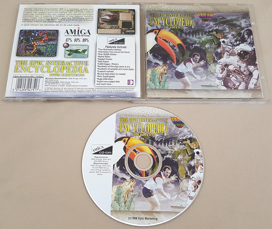 The Epic Interactive Encyclopedia CD 1998 Edition for Commodore