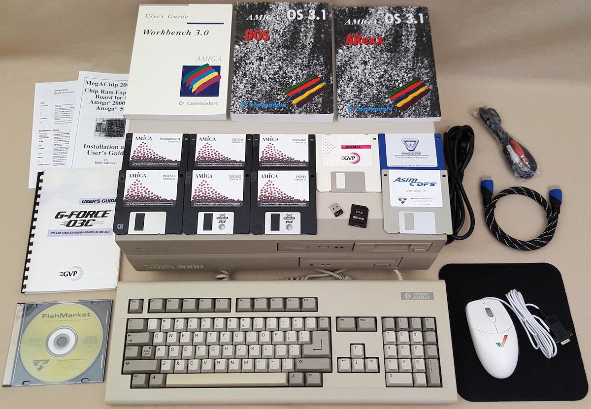 Commodore Amiga 2000 68030 Desktop Computer SCSI2SD RGB2HDMI - CA10846 ...