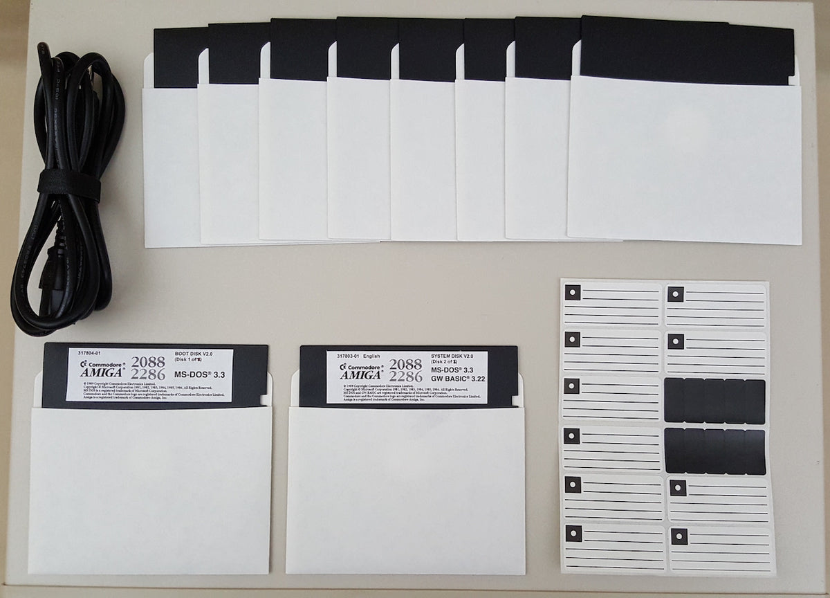 Commodore PC 10 IBM XT 8088 Desktop Computer w/Keyboard 640kb DOS 3.3 ...