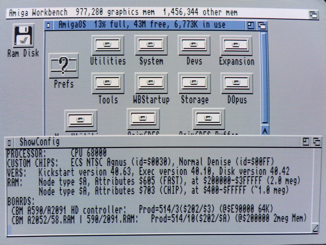 Commodore Amiga 2000HD A2000HD 2000 Desktop Computer - HK0008524 – My ...