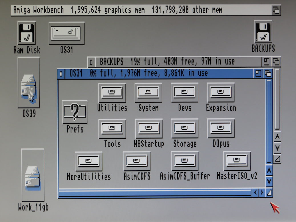 Vampirized Commodore Amiga 2000 A2000 Desktop Computer 68080@78mhz Vam ...