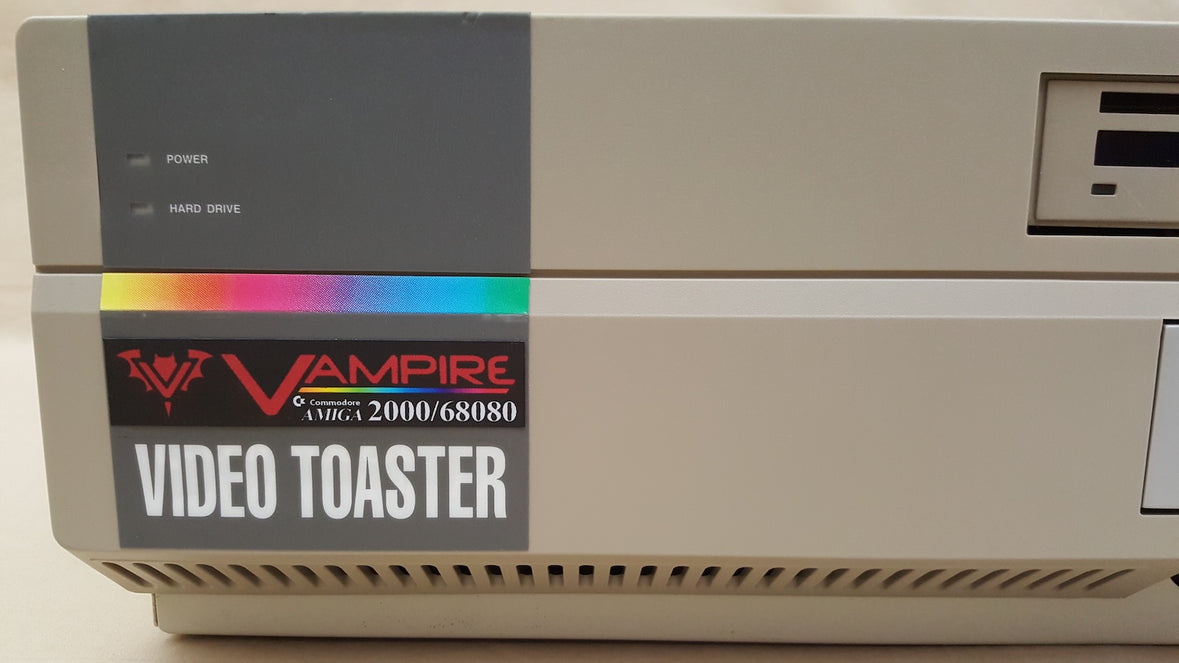 Vampirized Video Toaster Branded Amiga 2000 Desktop Computer w