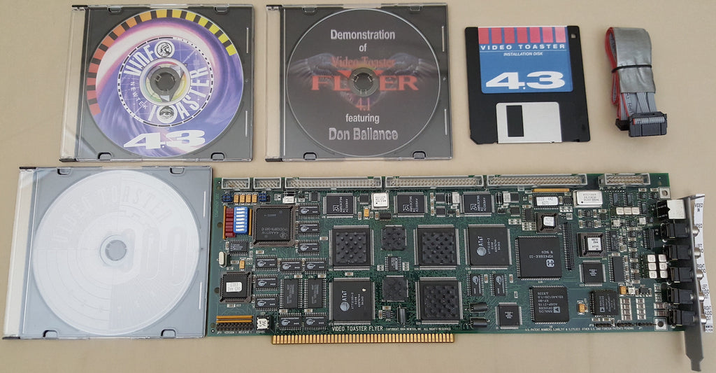 Video Toaster Flyer by NewTek NLE for Commodore Amiga 4000 4000T 3000 ...