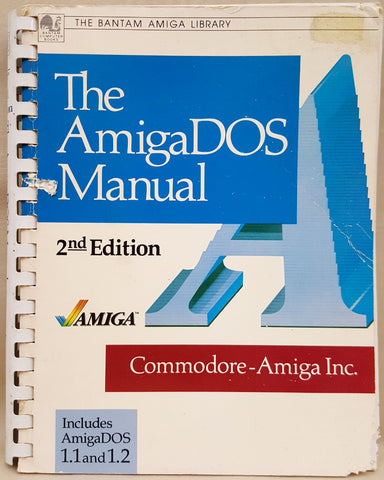 The AmigaDOS Manual 2nd Edition Book for Commodore Amiga