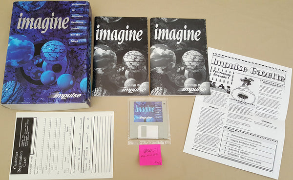 Imagine 3D v1.1 ©1991 Impulse for Commodore Amiga – My Amiga Shop