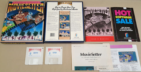 MovieSetter v1.0 ©1988 Gold Disk Inc for Commodore Amiga