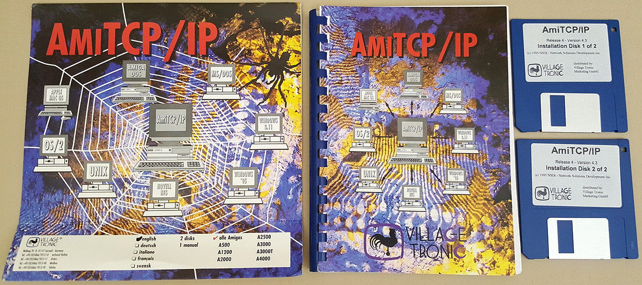 AmiTCP/IP Release 4 v4.3 ©1995 NSDi/Village Tronic Network