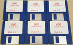 600 Amiga Fonts ©1992 Allied Studios for Commodore Amiga