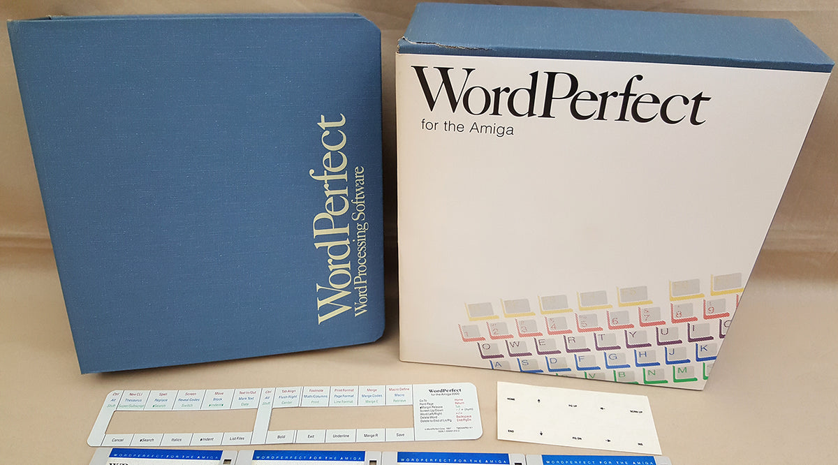 Wordperfect Compatibility WordPerfect v4.1 ©1990 WordPerfect Corporation for Commodore Amiga – My ...