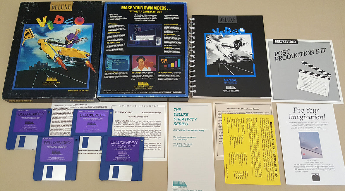 洋楽 Electra Die Original Amiga-Alben 8CD-Box Boxed Amiga CD32 | Retro Video Gaming