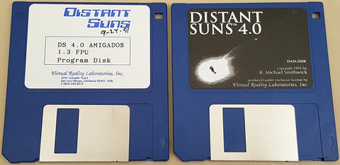 Distant Suns v4.0d - 1991 Virtual Reality Laboratories for Commodore Amiga