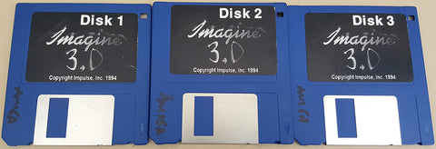 Imagine 3D v3.0 - 1994 Impulse Inc. for Commodore Amiga
