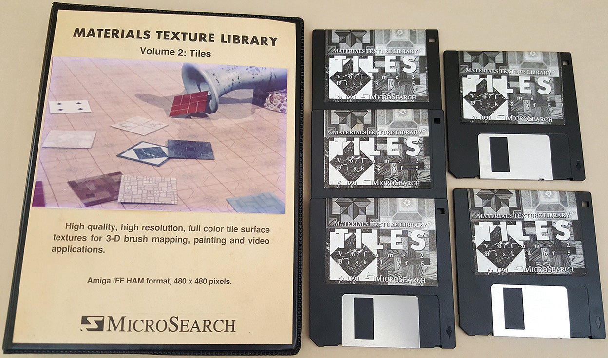 Materials Texture Library Vol2 Tiles - 1991 MicroSearch for