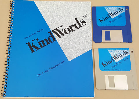 KindWords v1.2B - 1988 The Disc Company Word Processor for Commodore Amiga