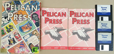 Pelican Press v1.0 Publishing Program - 1991 Queue Inc for Commodore Amiga