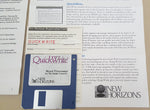 QuickWrite v1.1.1 - 1990 New Horizons Software for Commodore Amiga