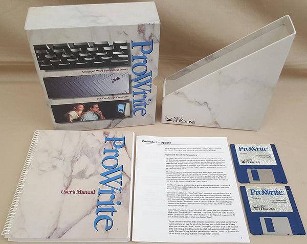 ProWrite v3.1.1 Word Processor - 1990 New Horizons Software for Commod ...