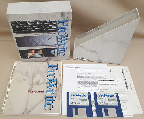 Prowrite Software ProWrite v3.1.1 Word Processor - 1990 New Horizons Software for Commod ...