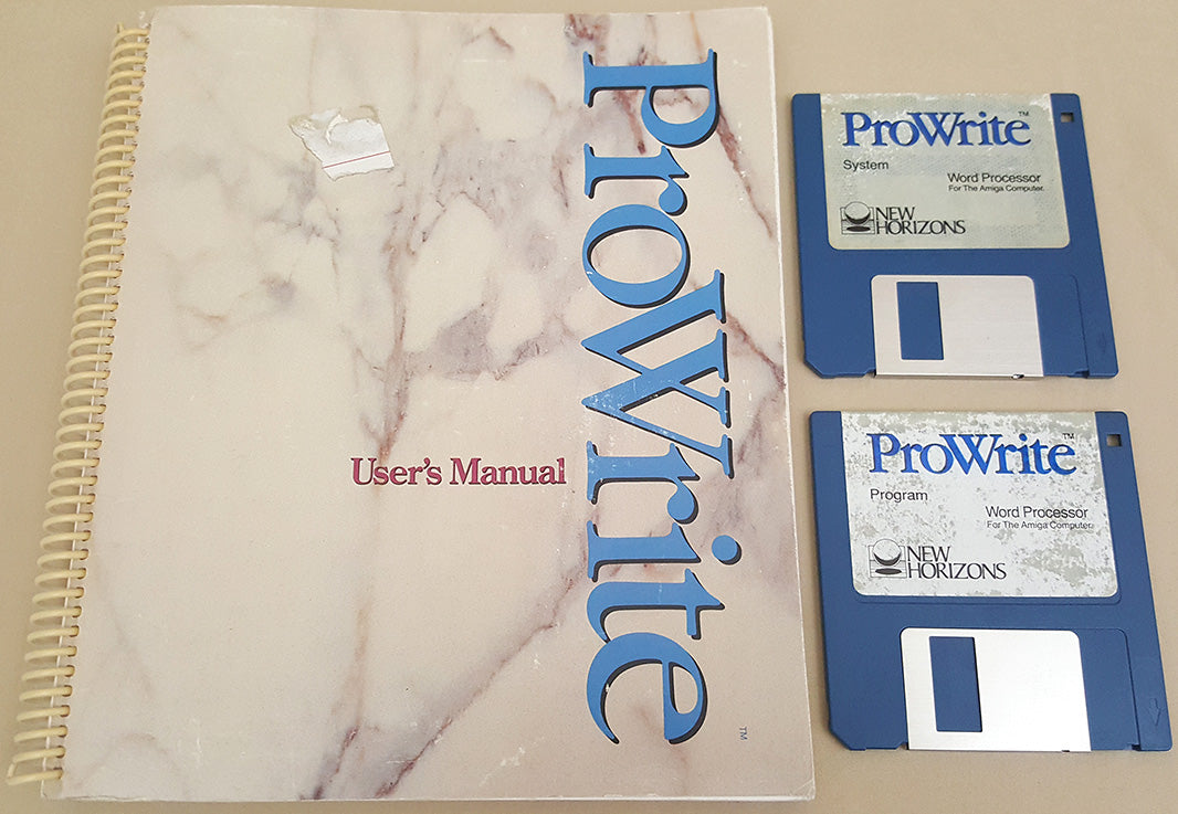 ProWrite v3.0.1 Word Processor - 1990 New Horizons Software for Commod ...