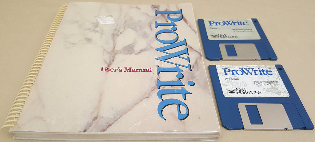 Prowrite Software ProWrite v3.0.1 Word Processor - 1990 New Horizons Software for Commod ...