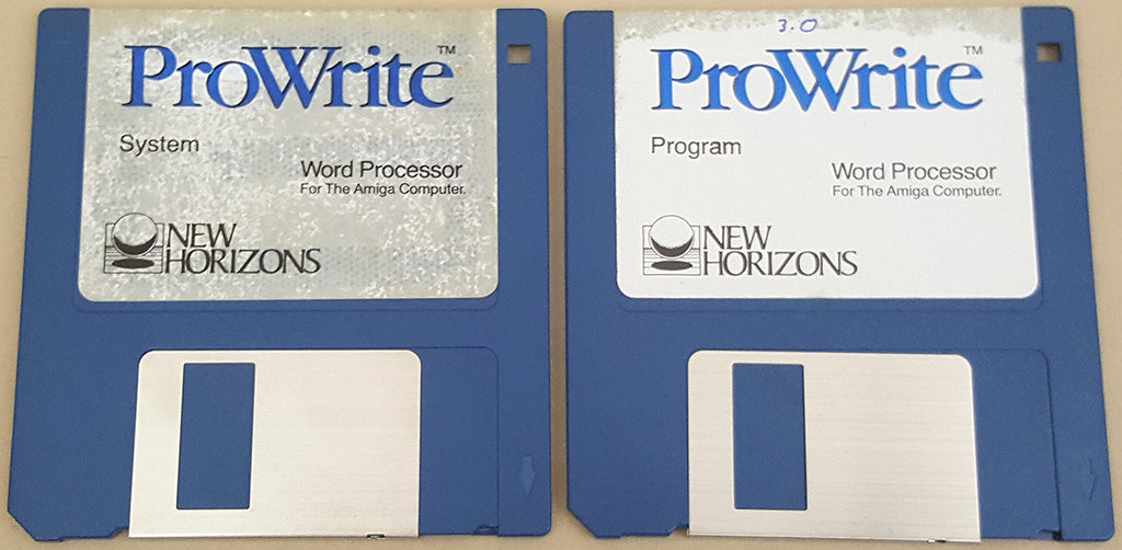 Prowrite Software ProWrite v3.0.1 Word Processor Disks ONLY - 1990 New Horizons Software ...