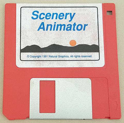 Scenery Animator v1.0 Disk ONLY - 1991 Natural Graphics for Commodore Amiga