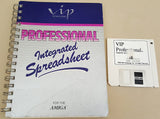 VIP Professional Integrated Spreadsheet - 1986 ISD Marketing for Commodore Amiga