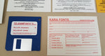Kara Font ColorFonts Collection - 1987-1991 Kara Computer Graphics for Commodore Amiga