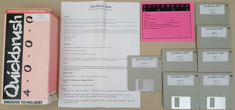 QuickBrush 4000 ©1993 Dimension Technologies for Commodore Amiga Video Toaster