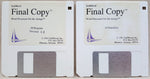 Final Copy v1.3 Revision 2 - 1992 SoftWood Word Processor for Commodore Amiga