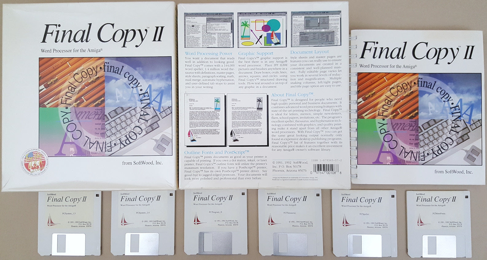 Final Copy II Release 1 - 1992 SoftWood Word Processor for 