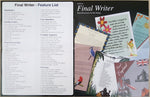 Final Writer Release 2 - 1994 SoftWood Word Processor for Commodore Amiga