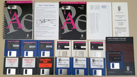 Professional Page v2.x v3.1 - 1992 Gold Disk Desktop Publishing for Commodore Amiga