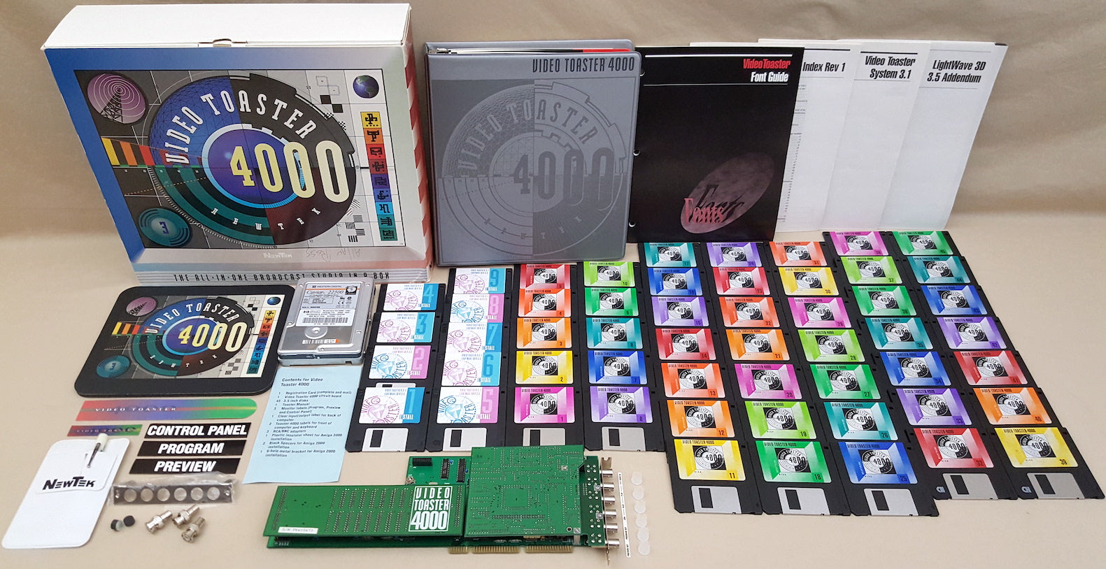 Video Toaster 4000 by NewTek for Commodore Amiga 4000 4000T 3000