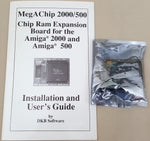 MegAChip 2MB CHIP RAM by DKB for Commodore Amiga 500 2000 2000HD 2500 Video Toaster